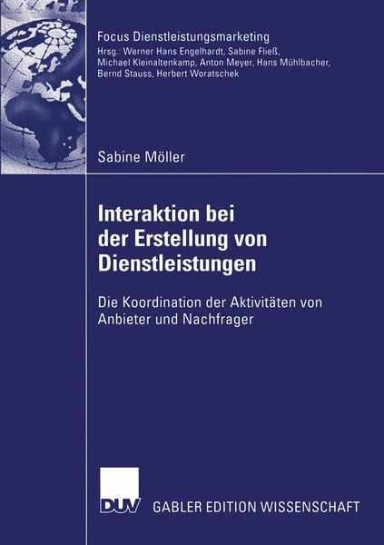 Produktbild: Interaktion bei der Erstellung von Dienstleistungen