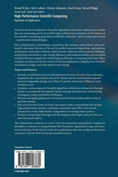 Produktbild: High-Performance Scientific Computing