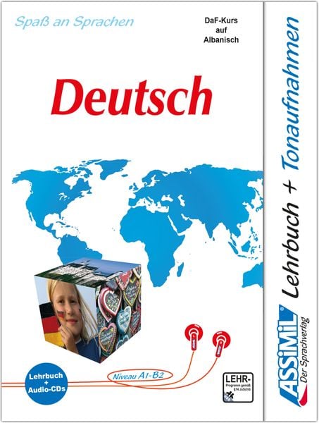Produktbild: ASSiMiL Gjermanishtja - Deutschkurs in albanischer Sprache - Audio-Sprachkurs - Niveau A1- B2