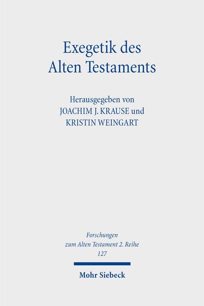 Produktbild: Exegetik des Alten Testaments