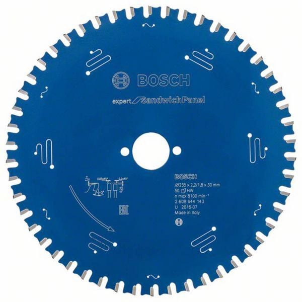 Bosch Accessories Expert for Sandwich Panel 2608644143 Kreissägeblatt 235 x 30 x 1.8 mm Zähneanzahl: 50 1 St.