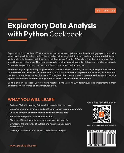 Produktbild: Exploratory Data Analysis with Python Cookbook