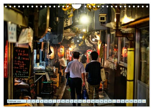 Produktbild: Tokio - Hightech und Menschenmassen (Wandkalender 2026 DIN A4 quer), CALVENDO Monatskalender