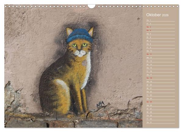 Produktbild: Flensburger Katzen (Wandkalender 2026 DIN A3 quer), CALVENDO Monatskalender
