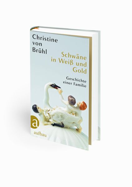 Produktbild: Schw&auml;ne in Wei&szlig; und Gold