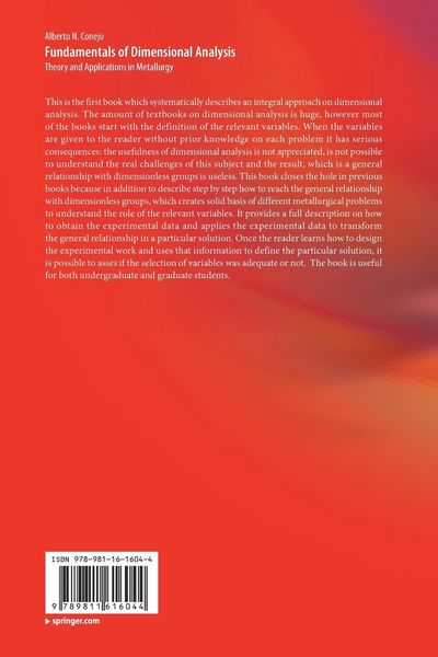 Produktbild: Fundamentals of Dimensional Analysis