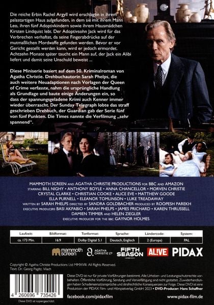 Produktbild: Agatha Christie: T&ouml;dlicher Irrtum (Ordeal by Innocence) / Starbesetzte Neuverfilmung des Agatha-Christie-Romans