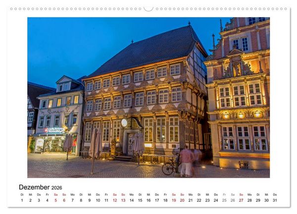 Produktbild: Faszination Fachwerk - an Weser und Ilme (Wandkalender 2026 DIN A2 quer), CALVENDO Monatskalender