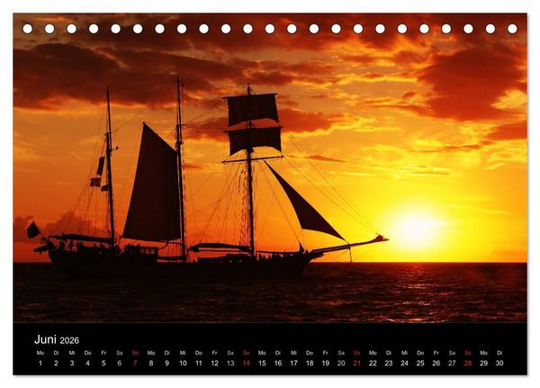 Produktbild: Baltic Sail (Tischkalender 2026 DIN A5 quer), CALVENDO Monatskalender