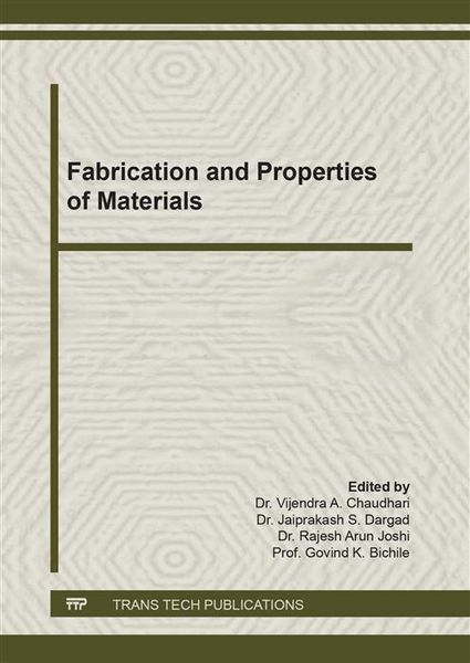 Produktbild: Fabrication and Properties of Materials