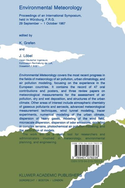 Produktbild: Environmental Meteorology