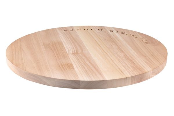 Produktbild: R&auml;der Drehplatte "Rundum gl&uuml;cklich", D: 40cm