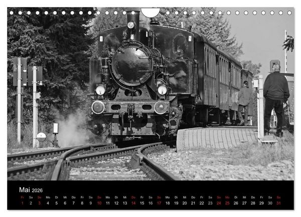 Produktbild: Mein Dampfbahnkalender 2026 (Wandkalender 2026 DIN A4 quer), CALVENDO Monatskalender