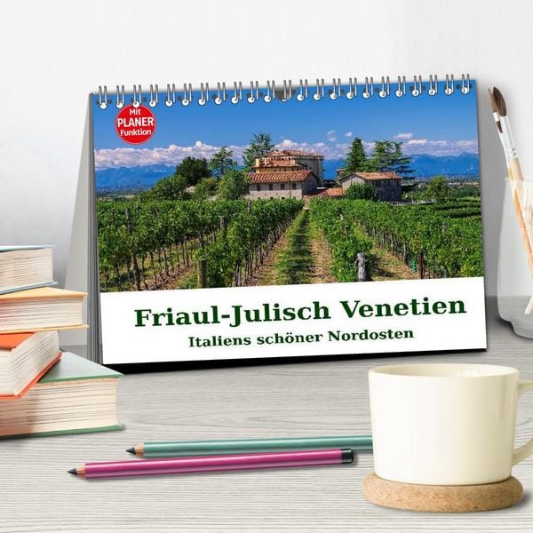 Produktbild: Friaul-Julisch Venetien - Italiens sch&ouml;ner Nordosten (Tischkalender 2026 DIN A5 quer), CALVENDO Monatskalender