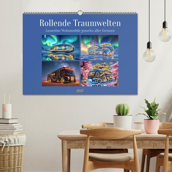 Produktbild: Rollende Traumwelten (Wandkalender 2027 DIN A2 quer), CALVENDO Monatskalender