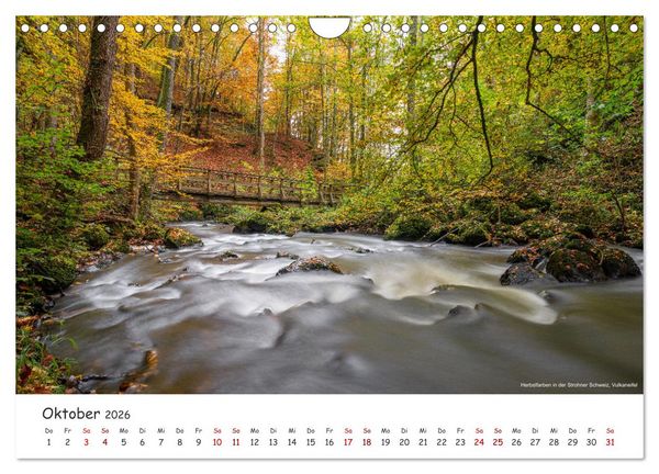 Produktbild: Heimat Entdecken: Eifel - Stille Maare und rauschende Wasser (Wandkalender 2026 DIN A4 quer), CALVENDO Monatskalender