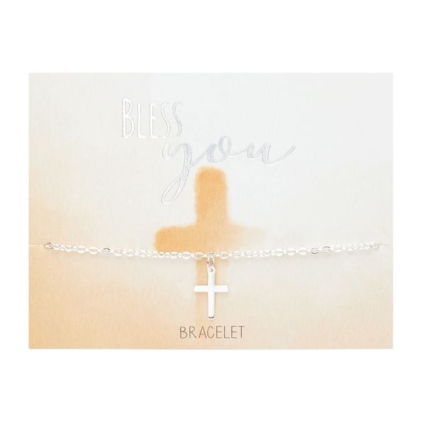 Produktbild: Armband - Armb.Bless you - versilbert - Kreuz