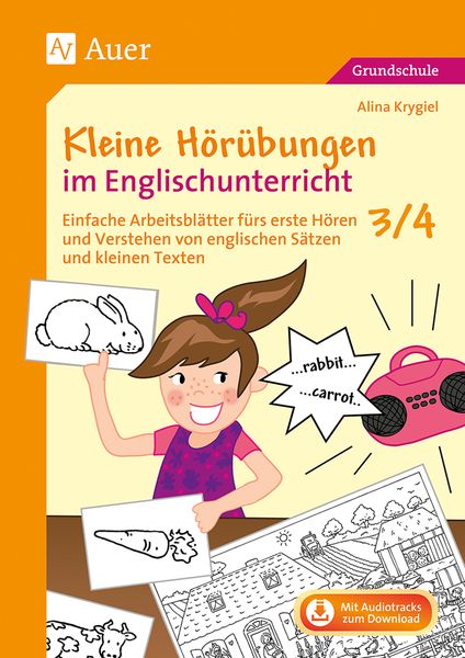 Produktbild: Kleine H&ouml;r&uuml;bungen im Englischunterricht 3/4