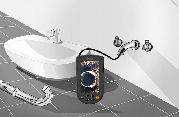 Produktbild: Videoinspektionssystem VideoPocket HD Kabel-L.1m Kamerakopf-D.5,2mm LASERLINER