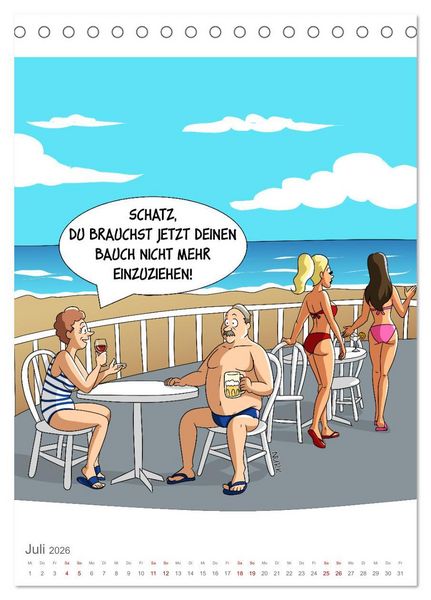 Produktbild: Okay, Boomer - Cartoons (Tischkalender 2026 DIN A5 hoch), CALVENDO Monatskalender