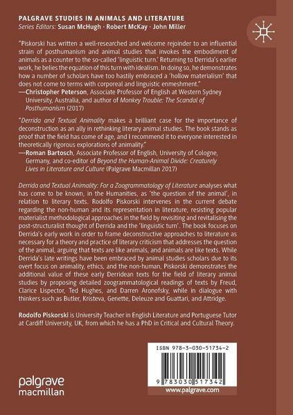 Produktbild: Derrida and Textual Animality