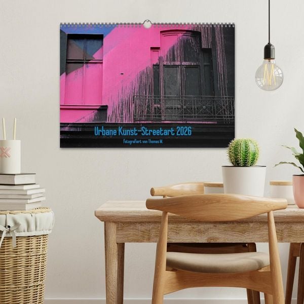 Produktbild: Urbane Kunst - Streetart 2026 (Wandkalender 2026 DIN A3 quer), CALVENDO Monatskalender