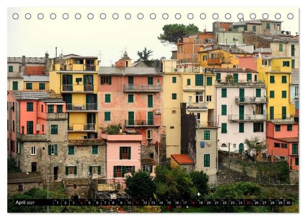 Produktbild: Cinque Terre (Tischkalender 2027 DIN A5 quer), CALVENDO Monatskalender