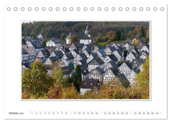 Produktbild: Emotionale Momente: Freudenberg &ndash; Ansichten einer Stadt. (Tischkalender 2026 DIN A5 quer), CALVENDO Monatskalender