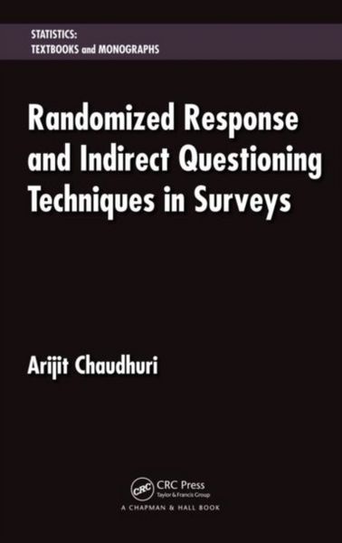 Produktbild: Chaudhuri, A: Randomized Response and Indirect Questioning T