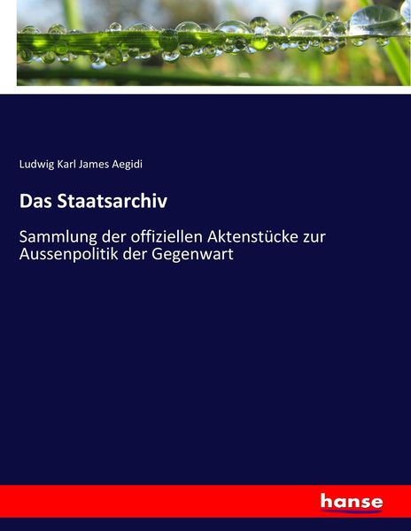 Produktbild: Das Staatsarchiv