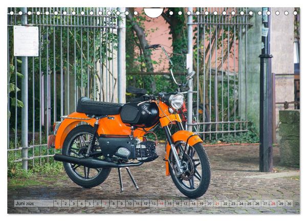 Produktbild: Oldtimer Mopeds - fotografiert von Michael Allmaier (Wandkalender 2026 DIN A4 quer), CALVENDO Monatskalender