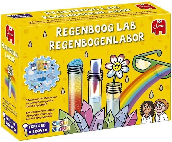 Jumbo 70033 - Regenbogenlabor, Farb-Experimentierkasten