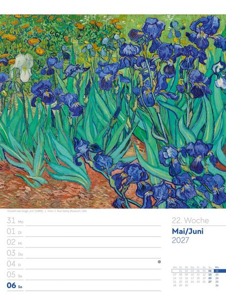 Produktbild: Kunstwelt Wochenplaner Kalender 2027 | Impressionismus und Klassische Moderne