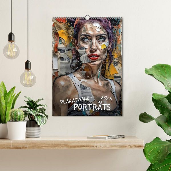 Produktbild: Plakatwand-Portr&auml;ts (Wandkalender 2026 DIN A3 hoch), CALVENDO Monatskalender