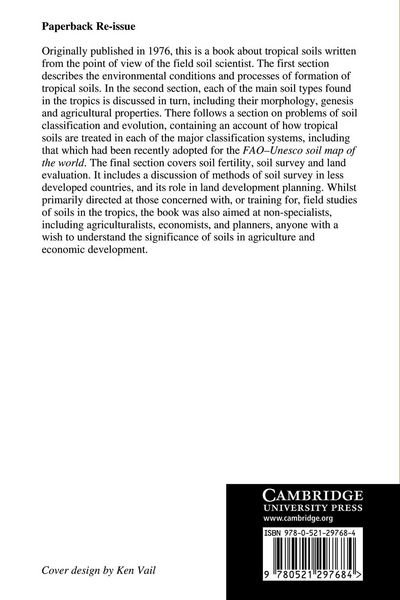 Produktbild: Tropical Soils & Soil Survey