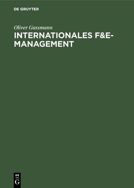 Produktbild: Internationales F&E-Management