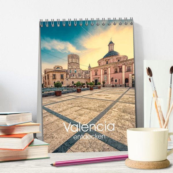 Produktbild: Valencia entdecken (Tischkalender 2026 DIN A5 hoch), CALVENDO Monatskalender