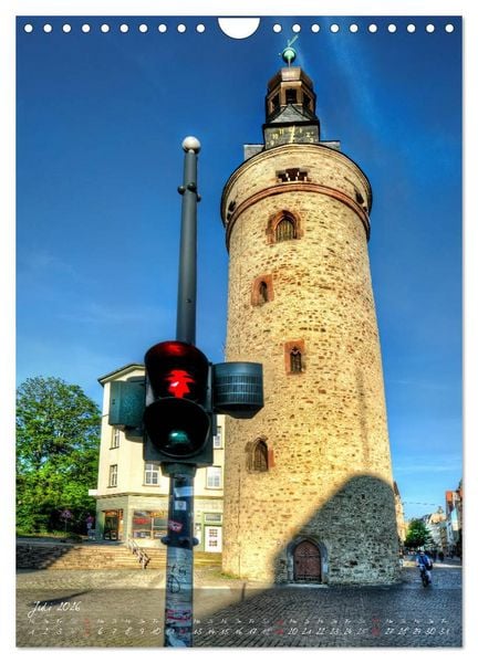 Produktbild: Stadtansichten von Halle Saale 2026 (Wandkalender 2026 DIN A4 hoch), CALVENDO Monatskalender