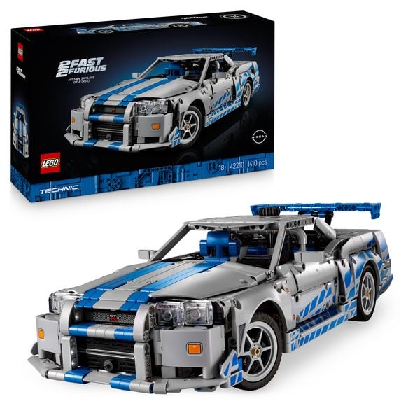 LEGO Technic 42210 2 Fast 2 Furious Nissan Skyline GT-R R34 Flitzer
