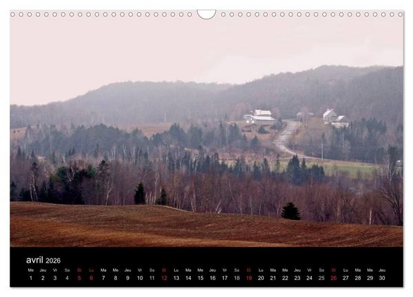 Produktbild: Regard sur les saisons du Qu&eacute;bec (Calendrier mural 2026 DIN A3 vertical), CALVENDO calendrier mensuel