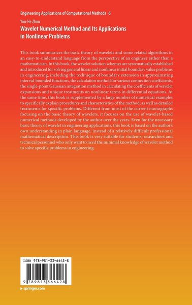 Produktbild: Wavelet Numerical Method and Its Applications in Nonlinear Problems