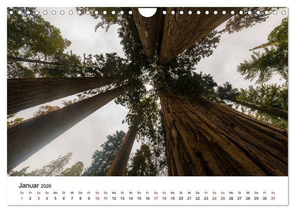 Produktbild: Naturparadiese zwischen Los Angeles und Las Vegas (Wandkalender 2026 DIN A4 quer), CALVENDO Monatskalender