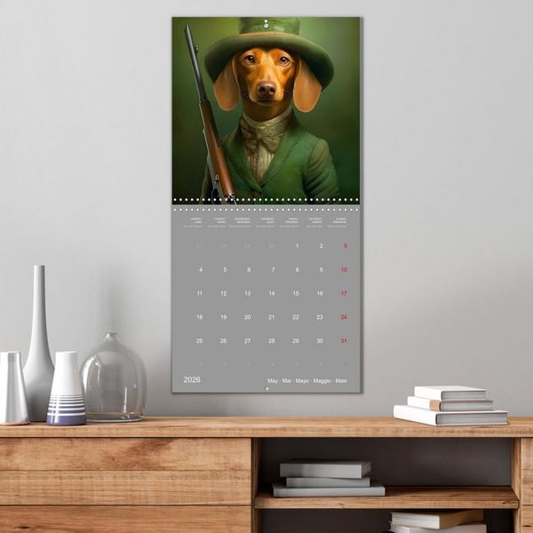 Produktbild: If dogs were humans (Wall Calendar 2026 12 &times; 12 Inch) CALVENDO 12 Month Wall Calendar