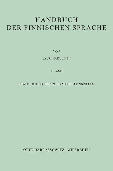 Produktbild: Handbuch der finnischen Sprache