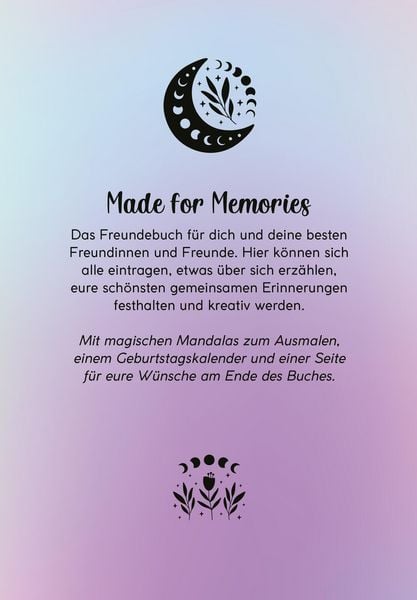 Produktbild: My Best Friends | Freundebuch mit Magic Mandalas