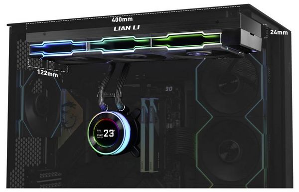 Produktbild: Lian Li HYDROSHIFT II LCD-C 360TL PC-Wasserk&uuml;hlung