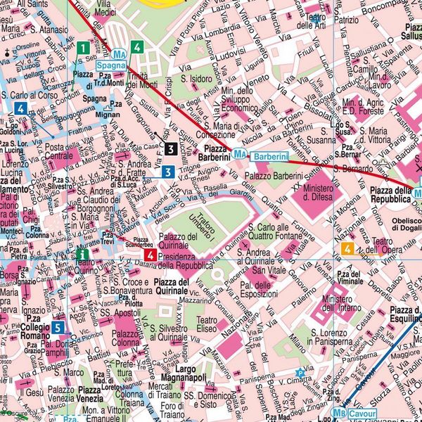 Produktbild: freytag & berndt Innenstadtplan Rom 1:10.000