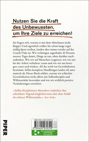 Produktbild: Good Habits, Bad Habits - Gewohnheiten f&uuml;r immer &auml;ndern