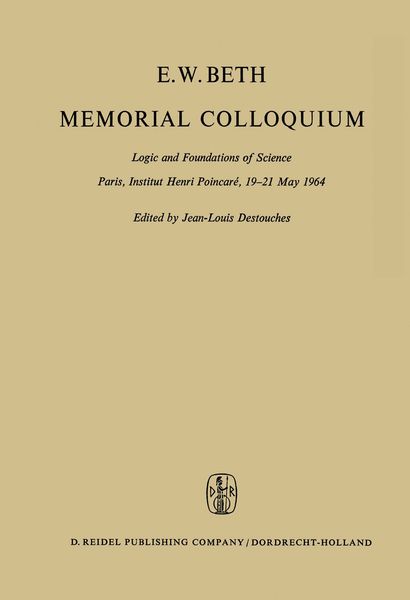 Produktbild: E.W. Beth Memorial Colloquium