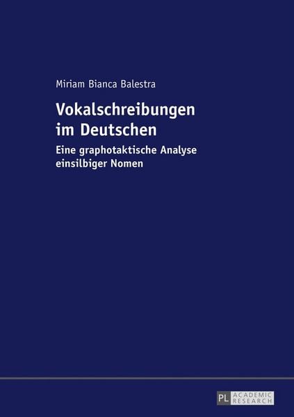 Produktbild: Vokalschreibungen im Deutschen